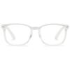 ABETOS Reading Glasses for Women Men Blue Light Blocking Spring Hinges Retro Classic Lightweight Computer Readers Nerd Eyeglasses, Transparent 1.0 view 1