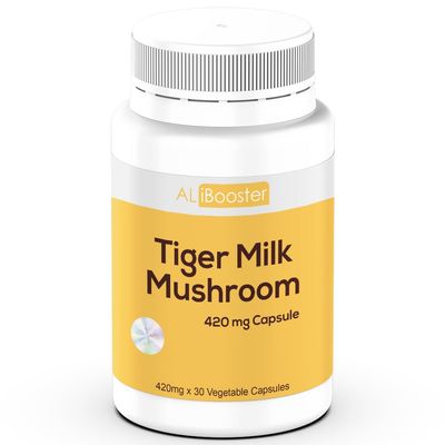 ALIBOOSTER - Tiger Milk Mushroom | Tiger Milk Mushroom | 420mg x 30