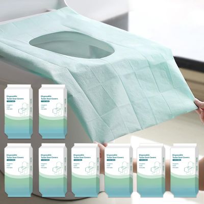 Rgqphantom 80 Pack Toilet Seat Covers Disposable 16x24 Inch XL Portable Toilet Liners Travel Seat Cover for Outdoors,Hotel, Hospital, Travel, Public Toilet Seat Cover (80pack, GREEN)