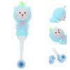 Ipetboom Children's Toothbrushes Toddler Tooth Brush Soft Bristle Design Extra Gentle for Sensitive Gums 2Pcs Pack for Kids Ages 0-9 Years Fruit Bear Cartoon Style Dental Care view 4