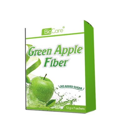 ALIBOOSTER - 7 sachets of 12g | Natural Fiber Green Apple - Oat - Wheat - Green Tea