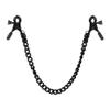 Strong Nipple Clamps with Chains for Women Non-Piercing Nipple Clips Adjustable Body Chain Pendants Decorations (Black (with Chain)) view 1