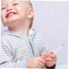 Beaupretty Kids Toothbrush 2pcs Soft Bristle Children's Tooth Brush Cute Bear Design Rounded Head for Toddlers and Kids 0-9 Years Pink Bulk Set view 2