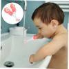 Beaupretty Kids Toothbrush 2pcs Soft Bristle Children's Tooth Brush Cute Bear Design Rounded Head for Toddlers and Kids 0-9 Years Pink Bulk Set view 4