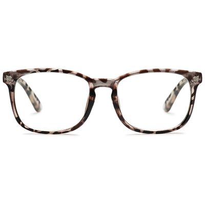 ABETOS Reading Glasses for Women Men Blue Light Blocking Spring Hinges Retro Classic Lightweight Computer Readers Nerd Eyeglasses, Leopard 1.5