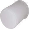 25Litre White Plastic Bucket Hard Wearing Bucket Storage Unit Container Mixing Bucket Animal Feed Wash System Fermentation Home Brew (4x Bucket with Tamper Evident Lid and 4x Bucket with Metal Handle) view 2
