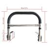 Bed Rail Stainless Steel Bed Assist Rail Bedside Grab Bar Hospital Bedside Medical Bed Assist Bar For Elderly Assist Railing view 3