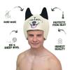 SAUNA GURU Wolf Hat, 100% Organic Wool Felt Sauna Cap, Banya Hat Sauna Hair Protector, Sauna Accessories Embroidered Hat, Sauna Accessory, Russian Sauna Hat, Sauna Gifts for Men and Women view 2