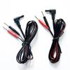 2Pcs 120CM TENS Electrode Lead Wires Jack Plug Pin Connection Pack, Flexible Cables for TENS EMS Massage Units, Replacement Connector Cables for Electrotherapy Instruments view 2
