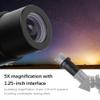 1.25in 5X Magnification Lens, M42 Thread for Astronomical Monocular Telescope Eyepiece, with Convenient Installation, for Moon and Planet Observation view 2