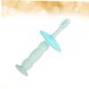 FRCOLOR Silicone Toothbrush for Boy Girl's Deciduous Teeth Boy Girl Training Brush Soft Bristles for First Brushing Experience view 3