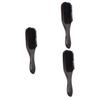 Beaupretty 3pcs Beard Cleaning Brush Nylon Bristles for Gentle Grooming Multi-use Facial Brush for Men Hair Styling Portable Handle Beard Care Tool view 1