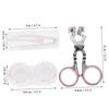 FRCOLOR Contacts Lens Plunger and Small Contacts-Lens Applicator Set, Precise Lens Removers with Tweezers Tool, Portable and Reusable Design for Daily Vision Care view 2