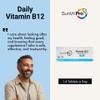 Sunvit-Pro Vitamin B12 Tablets High Strength Cyanocobalamin 50mcg Support to The Reduction of Tiredness, Fatigue & Immunity One Month Plus Supply Made in UK - 50 B12 Tablets view 2