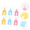 Beaupretty 12pcs Boy Girl U-Shaped Toothbrushes Handheld Boys and Girls Tooth Cleaning Manual U Shape Toothbrush and Random Color view 4