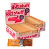 The Gut Stuff High Fibre Fruit & Nut Bars - Peanut Butter Flavour - 24 x 35g Bar Box - Gut Friendly Snack, Gluten-Free, Vegan, Low Calorie, All Natural view 1
