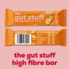 The Gut Stuff High Fibre Fruit & Nut Bars - Peanut Butter Flavour - 24 x 35g Bar Box - Gut Friendly Snack, Gluten-Free, Vegan, Low Calorie, All Natural view 2