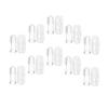 FOMIYES Baby Finger Toothbrushes 10pcs Set with Case, Soft Silicone Bristles Oral Massagers for Infant Teeth Cleaning and Teething Care, Suitable for Newborns and Babies view 1