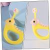 FRCOLOR 2pcs Boy Girl's Toothbrush Portable Boys and Girls Toothbrush Cleaning for Girl Years Lovely Design view 2