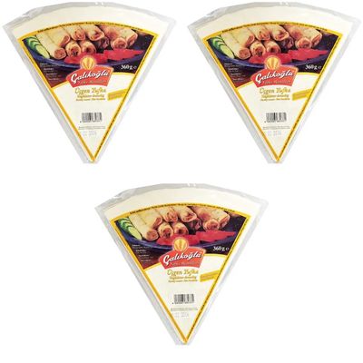Calikoglu Triangular Filo Pastry Sheets phyllo dough 360 gram x 3 Packs
