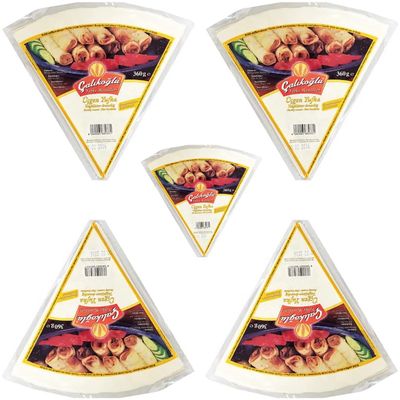 Calikoglu Triangular Filo Pastry Sheets phyllo dough 360 gram x 5 Packs