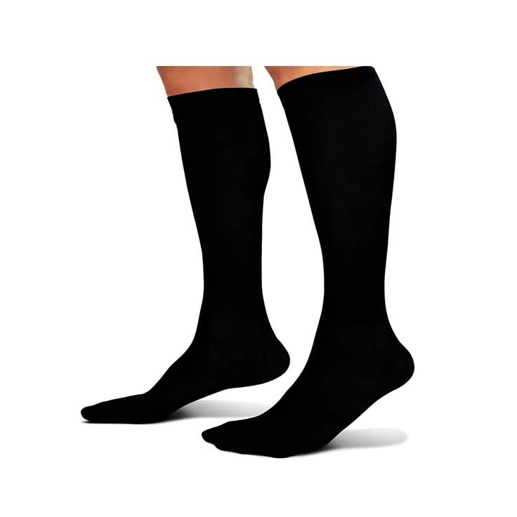 LR Supplies Compression Socks Flight Travel Support Stocking DVT Medical Sport Anti Swelling Women Men for Running Maternity Pregnancy Athletes Varicose Veins