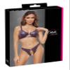 Cottelli Lingerie Women's Bra and Briefs Purple M view 4