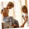 FRCOLOR 4pcs Boy Girl Toothbrush Boys and Girls Manual Soft Toothbrush Bear Shape for Teeth Brushing at Home Travel view 4