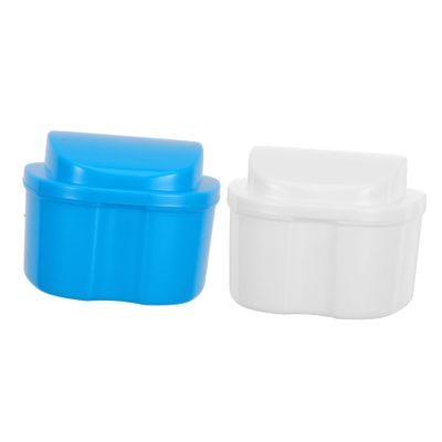 FOMIYES Hygienic Box False Storage Filter and Hinge Gang Dentures on Soft Mini Size Portable
