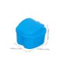 FOMIYES Hygienic Box False Storage Filter and Hinge Gang Dentures on Soft Mini Size Portable view 2