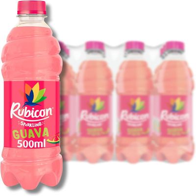 Rubicon Sparkling Juice Drink 500ml PMP - Pack of 12 (Guava Juice)