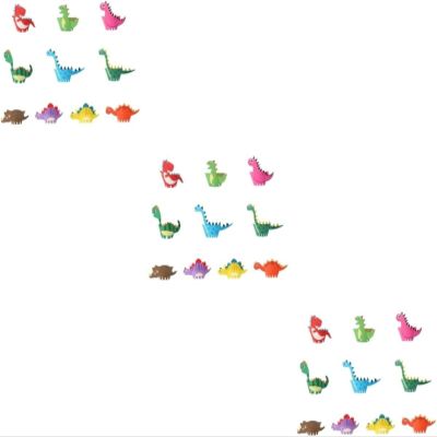 KanDuo Baking Paper Cups,Dessert Wraps Paper, Cupcake Cups 100pcs Paper Cups Cup Holder Cake Muffin Animal Decor