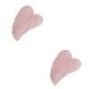 FRCOLOR 2pcs Massaging Board Gua Sha Body Massage Tool for Women Natural Scraping Plate for Beauty Skin Care Stretch Marks Removal view 1