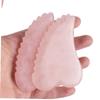 FRCOLOR 2pcs Massaging Board Gua Sha Body Massage Tool for Women Natural Scraping Plate for Beauty Skin Care Stretch Marks Removal view 4
