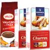 Churro Mix 2 x 500g and Valor Premium Hot Chocolate 1x 1000g Gift Pack Spanish Dessert Kit with Churros Maker Piping Bag and Nozzle Included view 1