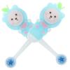 FOMIYES 2Pcs Kids Toothbrushes with Soft Silicone Bristles for Gentle Cleaning, Bear Shape Design Suitable for Toddlers and Children, Manual Children Toothbrush Set for Daily Oral Care view 1