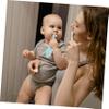 FOMIYES 2Pcs Kids Toothbrushes with Soft Silicone Bristles for Gentle Cleaning, Bear Shape Design Suitable for Toddlers and Children, Manual Children Toothbrush Set for Daily Oral Care view 2