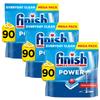 Finish Powerball All in 1 Max Lemon Dishwasher Mega Value 3x90 Tablets view 2