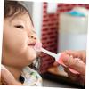 FOMIYES 2pcs Soft Bristle Kids Toothbrush Cute Bear Design for Toddlers Age 0-9 Round Head Pink Color for Children's Dental Care view 2