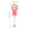 FOMIYES 2pcs Soft Bristle Kids Toothbrush Cute Bear Design for Toddlers Age 0-9 Round Head Pink Color for Children's Dental Care view 4