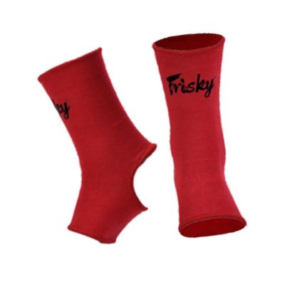 Baoblaze Muay Thai Ankle Support Wraps Boxing Ankle Braces Men Women Boxing Gear Foot Guard Foot Ankle Protector for Grappling Gym, Red M