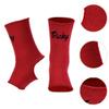 Baoblaze Muay Thai Ankle Support Wraps Boxing Ankle Braces Men Women Boxing Gear Foot Guard Foot Ankle Protector for Grappling Gym, Red M view 4