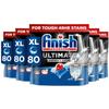 Finish Ultimate Infinity Shine Dishwasher Tablets Total 400 Bulk view 1
