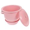 minkissy Thickened Urine Bucket Lid Handle Pp Plastic Portable Potty for Camping Home Care Easy Clean view 1