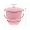 minkissy Thickened Urine Bucket Lid Handle Pp Plastic Portable Potty for Camping Home Care Easy Clean view 2