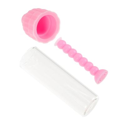 Beavorty Small Contact Lens Remover Stick with Suction Tip Reusable Pink Contact Lens Applicator Tool Compact Travel