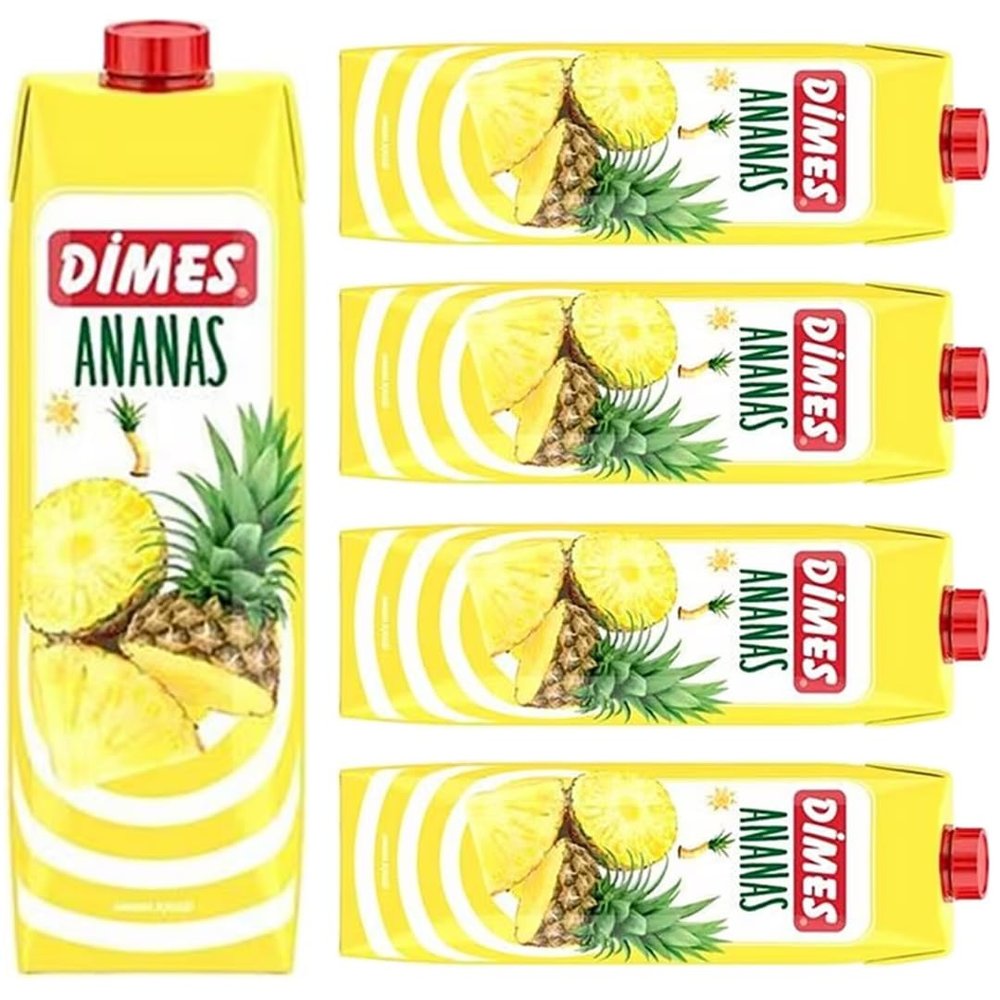 Dimes Pineapple Flavored Fruit Juice 1000 Mililiterx 5 Pieces