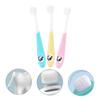 minkissy 3pcs Boy Girl's Toothbrush Soft Bristles Boys and Girls Teeth Cleaning Mini Toothbrush view 4