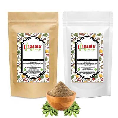 Cardamom Powder | Ground | Cardamon Powder | Green Cardamom Seeds Powder by Masala Cottage 25g-1.9kg (90, Grams)