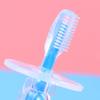 FOMIYES 4pcs Umbrella-Shaped Silicone Toothbrush Training Brush for Toddlers Years Brush Safety Guard Material view 2